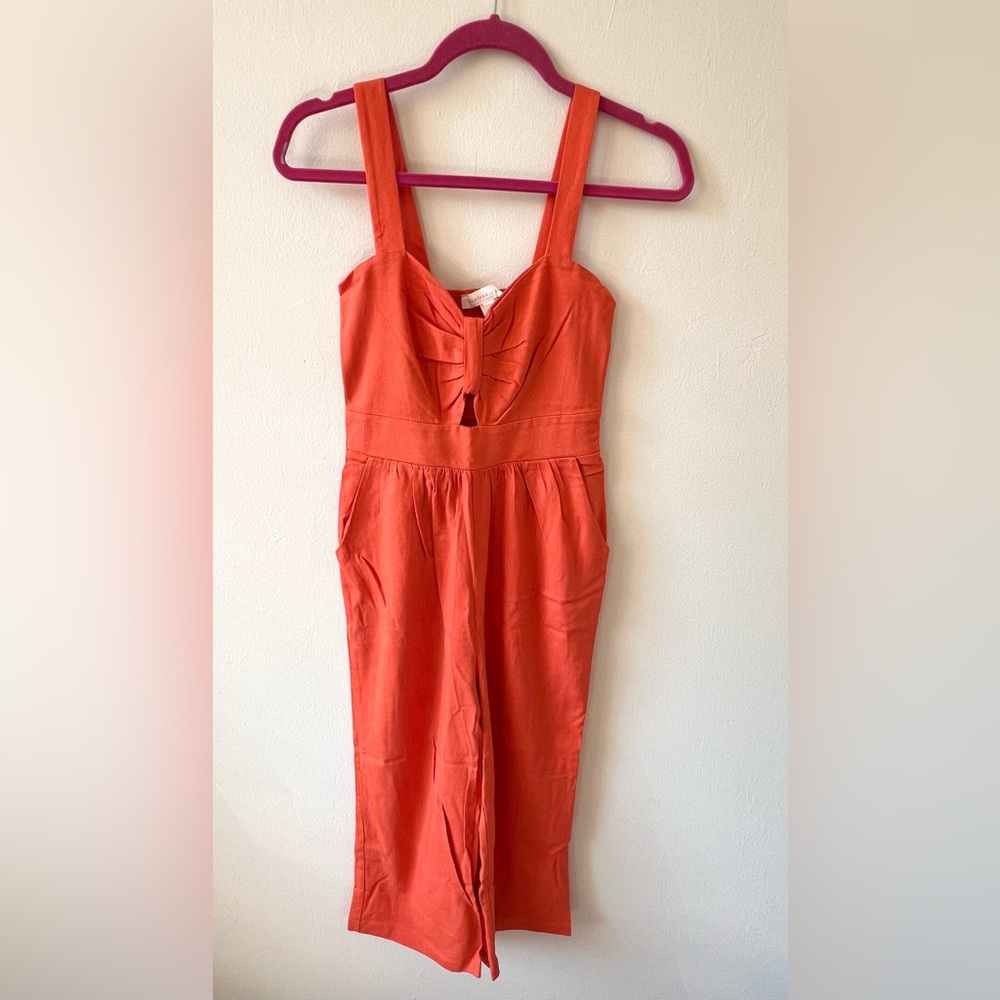 Summer Orange Jumpsuit